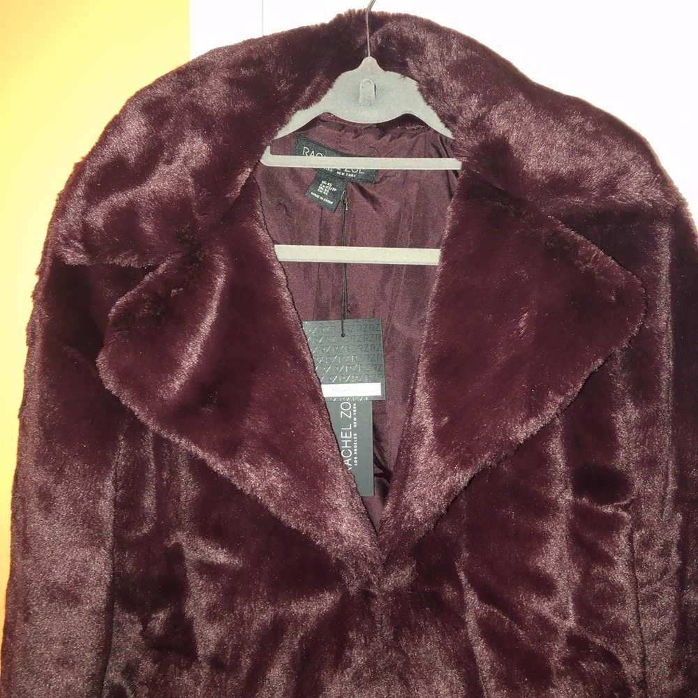 Rachel Zoe faux fur jacket